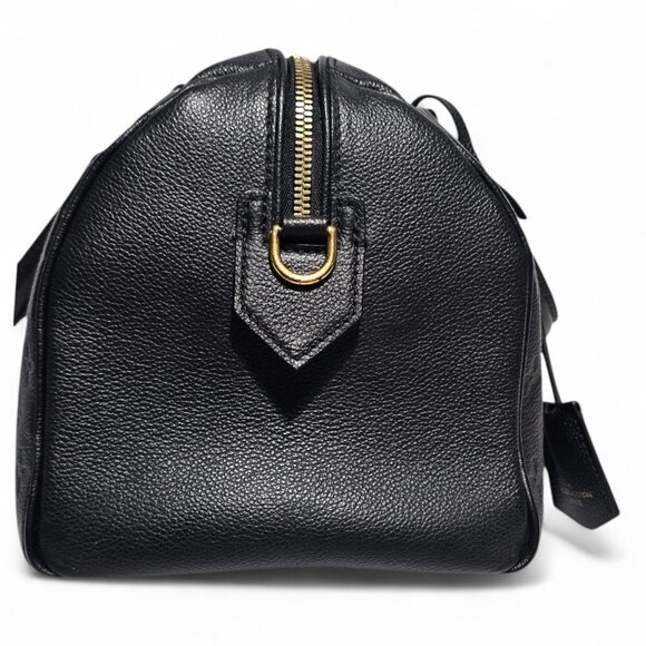 LOUIS VUITTON Empreinte Speedy 30 Black Leather Shoulder Strap Bag Bandouliere - Picture 12 of 16